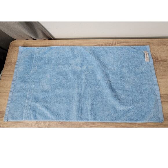 The Avanti Look Hand Towel Set of 2 Vintage Blue with White Bow 16"x26" Linens - Picture 5 of 6